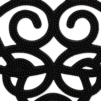 DII® Heart Scroll Half Moon Pin Rubber Doormat