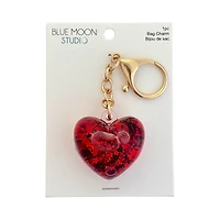 Blue Moon Studio™ Red Shaker Heart Bag Charm