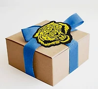 Gwen Studios Black & Yellow 4" Tiger Iron-On Patch