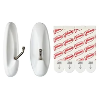 12 Packs: 2 ct. (24 total) Command® Medium White Wire Hooks