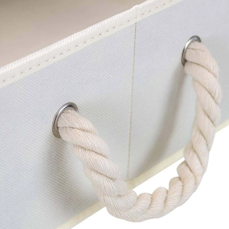 Sorbus 20" Trapezoid Storage Box with Cotton Rope