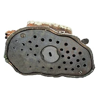 Design Toscano 9.5" Santa's Christmas Sleigh Ride Die-Cast Iron Mechanical Coin Bank