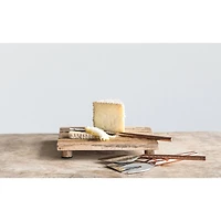 Hello Honey® Stainless Steel Cheese Knives with Copper Finished Handle Set
