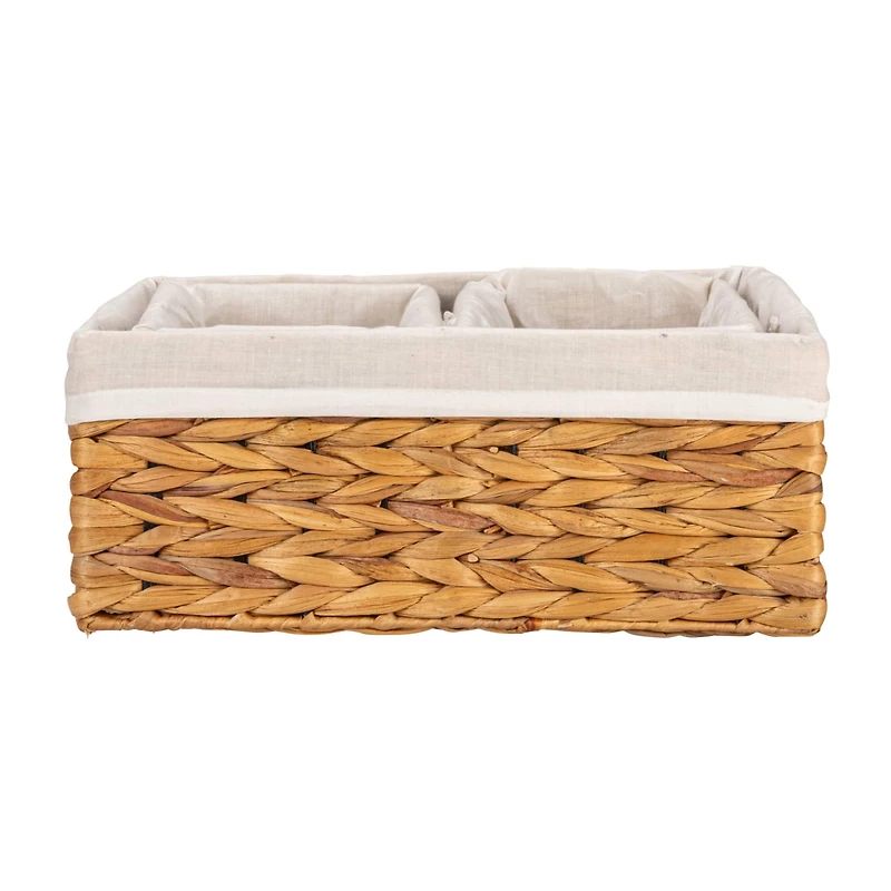 Water Hyacinth Wicker Basket Set