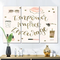 Designart - Glam Pink Ladies V