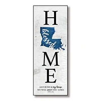 Blessed Louisiana Home Wall Plaque