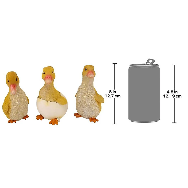 Design Toscano Piece Duckling Brood Garden Statue Set