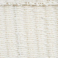 Household Essentials White Woven Oval Baskets, 2ct.