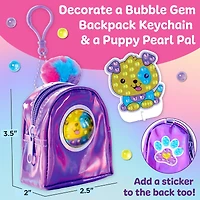 Creativity for Kids® Bubble Gems™ Puppy Dog Backpack Keychain Kit