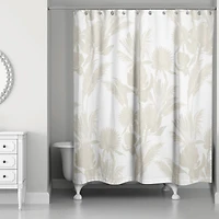 Cream Tones Protea Blooms Shower Curtain