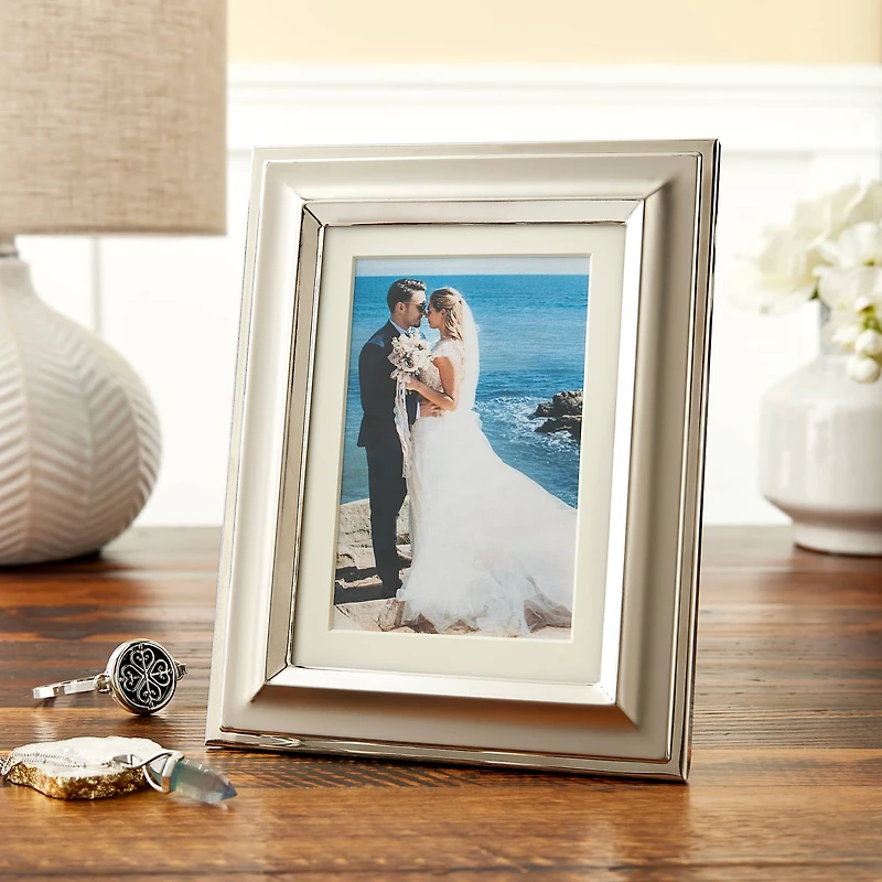 Expressions™ Silver Two Tone Frame with Mat by Studio Décor