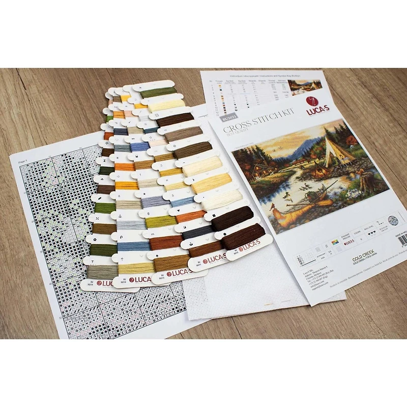 Luca-S Gold Creek Counted Cross Stitch Kit