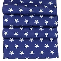 72" Blue & White Stars Patriotic Table Runner