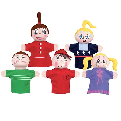 Get Ready Kids Feelings Puppet Set II, 5ct