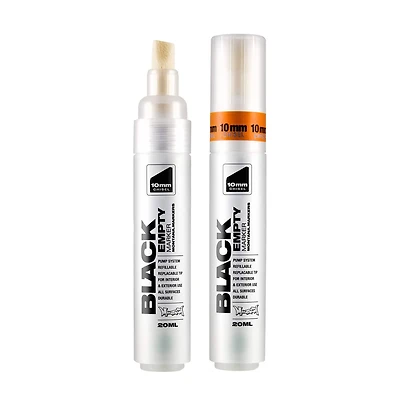 10mm Montana BLACK Chisel Empty Marker