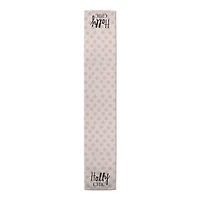 Holy Chic Pink Polka 16" x 90" Cotton Twill Runner