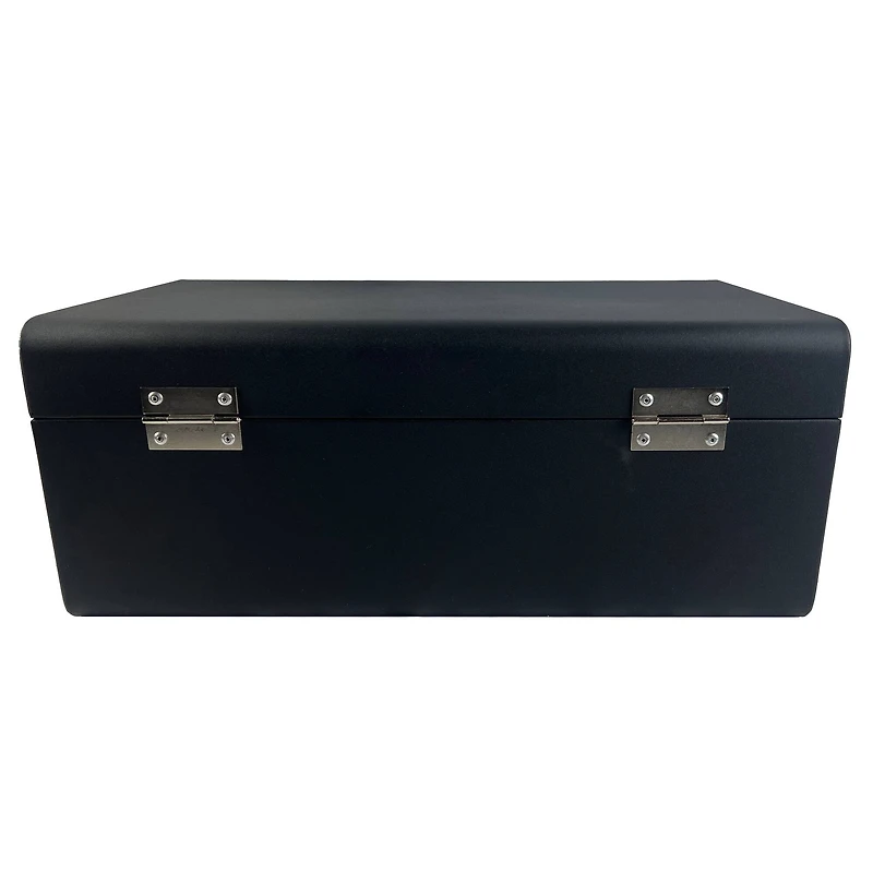 Black Large Metal Storage Box by Artist's Loft™