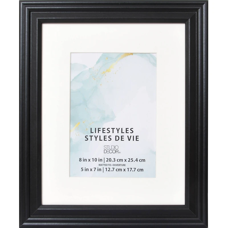 12 Pack: Black 5" x 7" Frame With Mat, Lifestyles™ by Studio Décor®