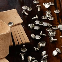 Nickel Double-Cap Rivets