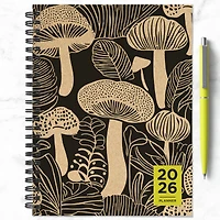 2026 Mushroom Medium Weekly Monthly Planner