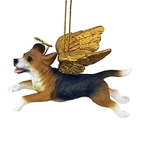 Design Toscano Honor the Pooch Beagle Holiday Dog Angel Ornament