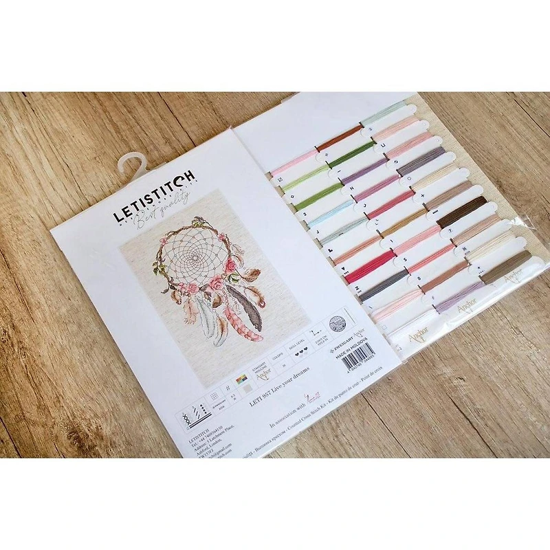 Letistitch Live Your Dreams Counted Cross Stitch Kit