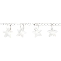 12 Pack: Crystal Glass Starfish Bead Chain, 14mm by Bead Landing™
