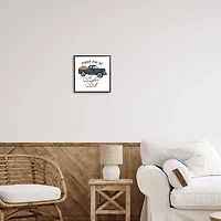 Stupell Industries Meet Me At Pumpkin Patch Truck Framed Giclee Art