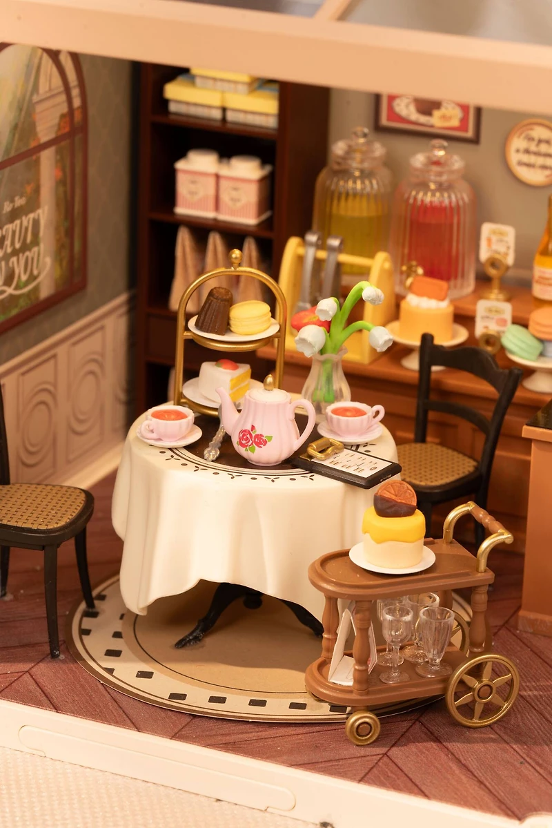 Rolife® Super Creator Sweet Sips Tea DIY Miniature Kit