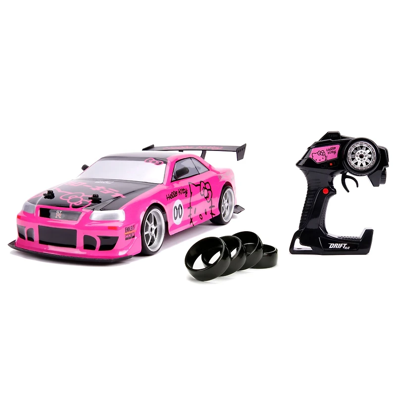 Hello Kitty® 1:10 Nissan GT-R R34 Drift RC