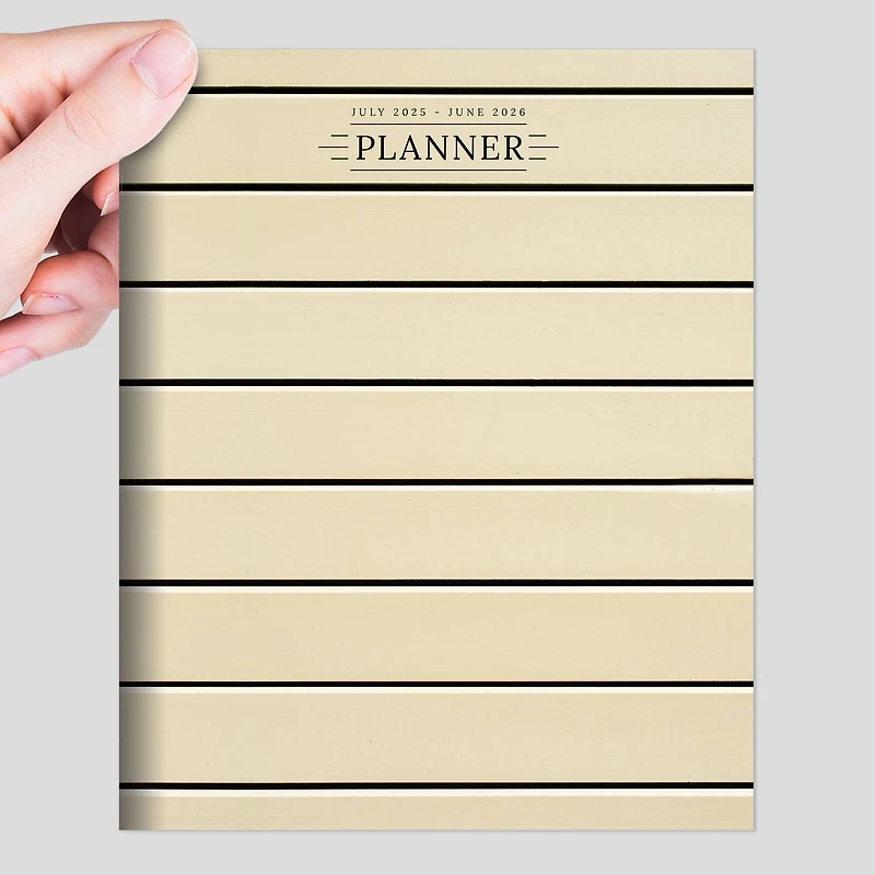 TF Publishing 2025-2026 Ebony & Ivory Medium Monthly Planner