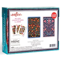 eeBoo Piece & Love Birds & Flowers Playing Card Decks