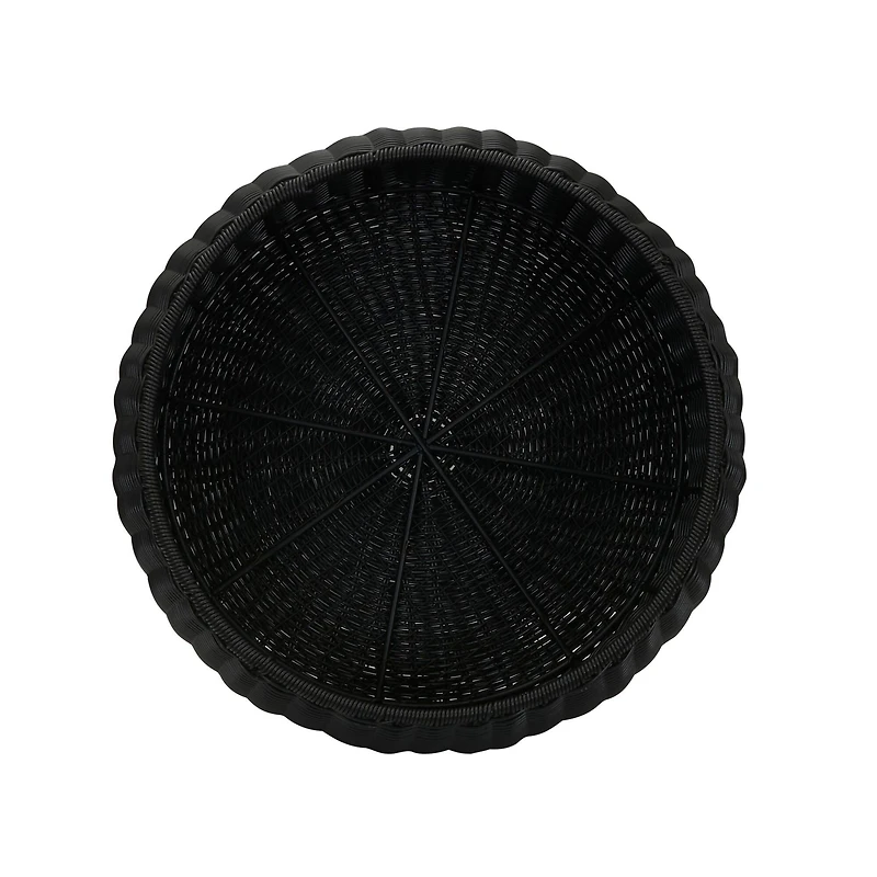 Household Essentials 9" Woven Storage Ottoman