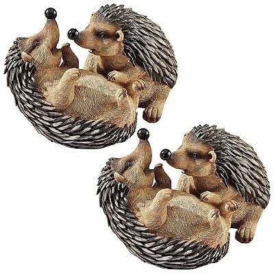 Design Toscano 7.5" Hyper Hedgehogs Garden Statues, 2ct.