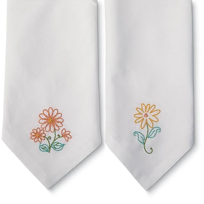 Floral Iron-On Embroidery Transfer Set by Loops & Threads®