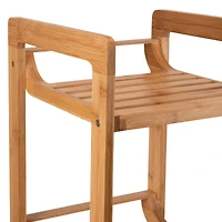 Organize It All 41" Lohas 4-Tier Bamboo Shelving Tower