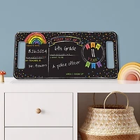 RoomMates Last or First Day of School Rainbow Double-Sided Chalkboard