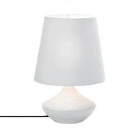 10'' White Table Lamp