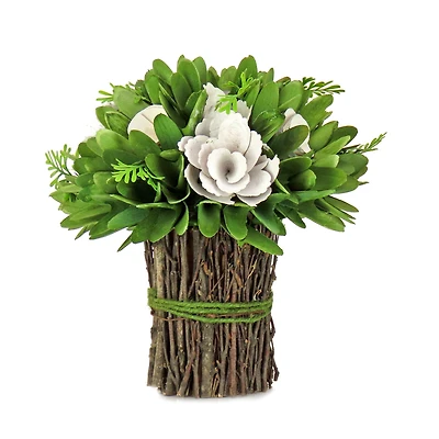 9" Spring Cream Floral Bundle