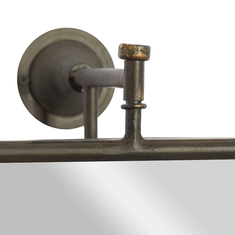 28" Rectangle Wood Wall Mirror