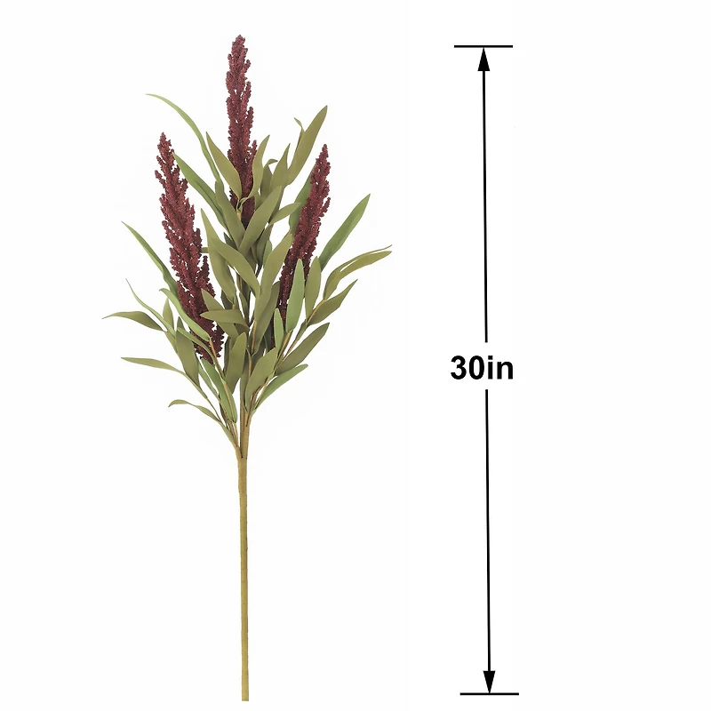 30" Dark Red Heather Stem by Ashland®