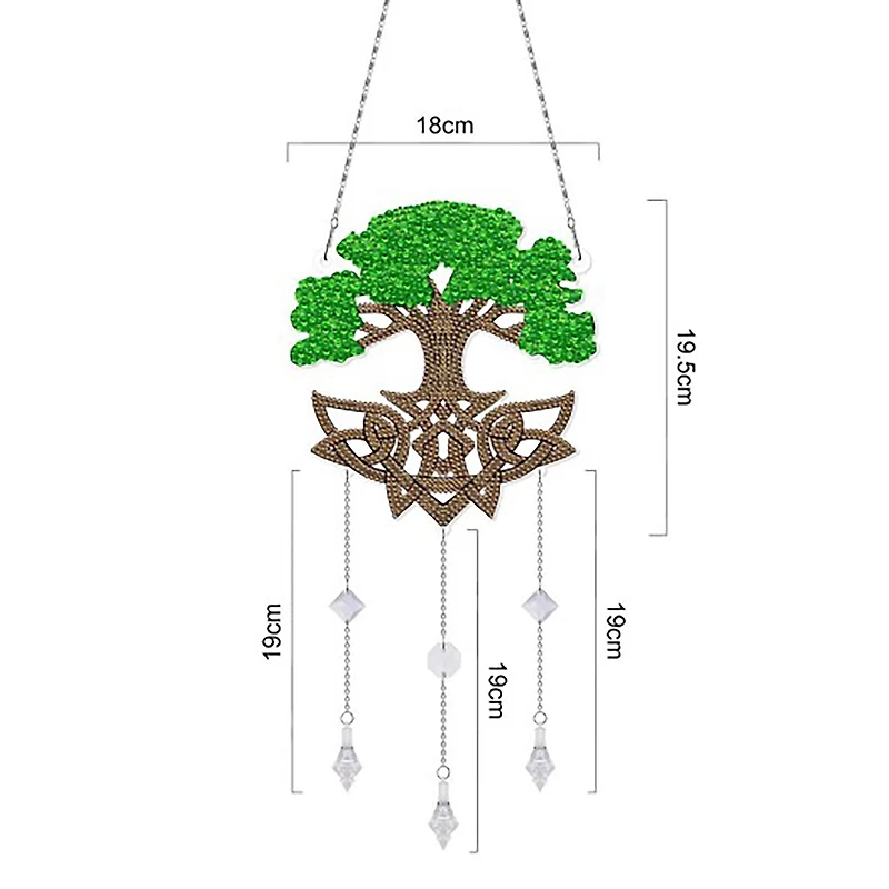 Sparkly Selections Celtic Tree Acrylic Wall Hanger Diamond Painting