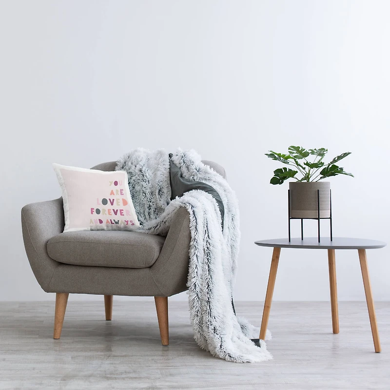 Stupell Industries You are Loved Forever Phrase Playful Love Sentiment Throw Pillow 18" x 18"