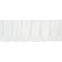 2.25" White Ruffled Trim by Celebrate It®