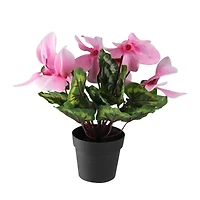 12" Artificial Hedychium Coronarium with Brown Pot