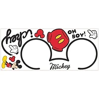 RoomMates Mickey Mouse All About Mickey Peel & Stick Giant Wall Decals