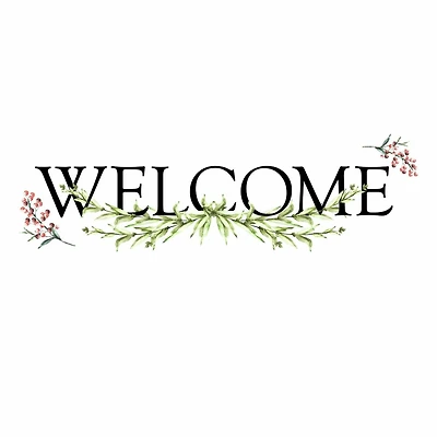 RoomMates Welcome Quote Peel & Stick Wall Decal