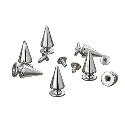 20mm Rhodium Spikes, 10ct. by Bead Landing™