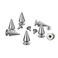 20mm Rhodium Spikes, 10ct. by Bead Landing™