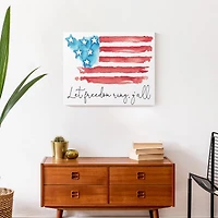 Let Freedom Ring Y'all Canvas Wall Art